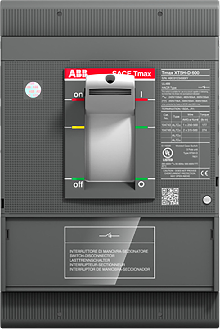 ABB Componenten Tmax XT XT5H-D 400 MCS 3P F F ul/csa