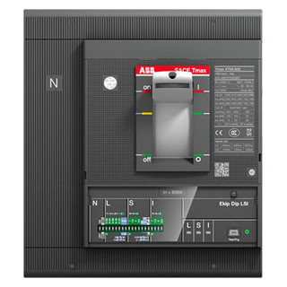 Abb XT5N 630 ekip dip lsi in=630 4 polig vast met vooraansluiting electron (XT5N 630 ekip dip lsi in=630 4P)