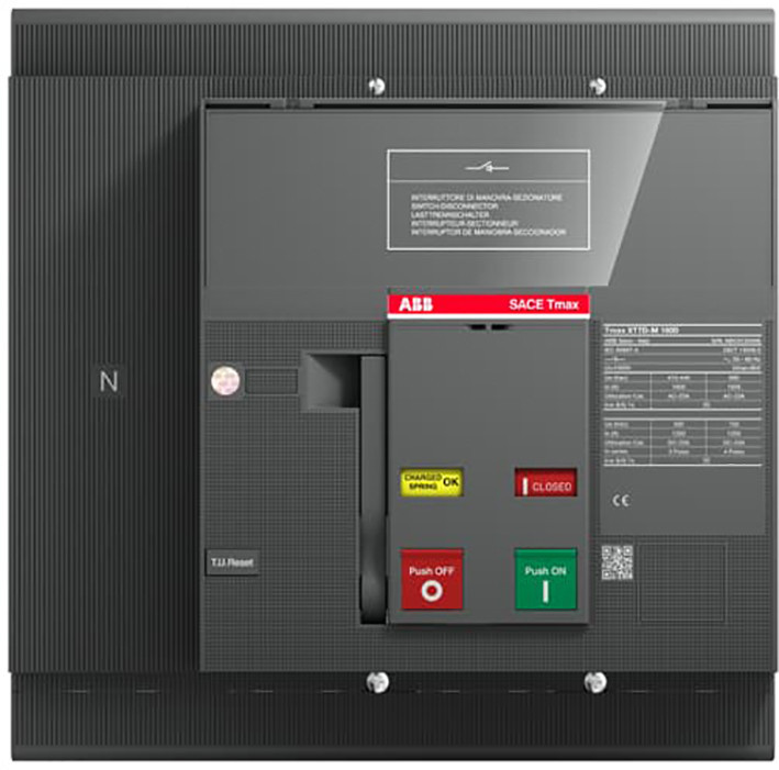 ABB Componenten Tmax XT XT7D M 1000 4 polig vast met vooraansluiting lastschakelaar