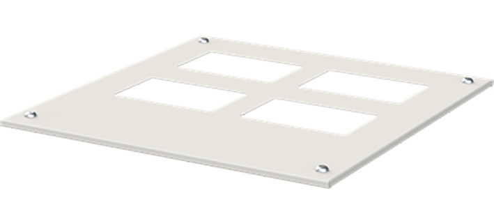 ABB Componenten TriLine-C Dakplaat T.B.V 2X TZ kabelinvoerpl., BXD 610x625mm