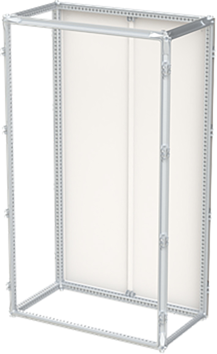 ABB Componenten TriLine-C Kast Alleen met achterwand, 4PW/12gu/D6 ral7035