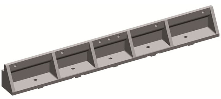 ABB Componenten TPM Railsysteemhouder 1250-3200a 3-polig
