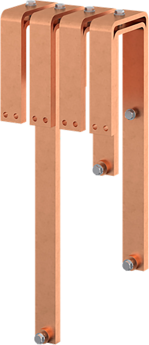 ABB Componenten CombiLine N Tmax XT7 (1000a) 4-polig, railaansluitset 2x50x10mm