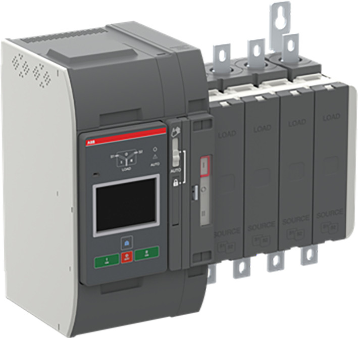 ABB Componenten TruONE Automatische Omschakelaar 160a, 3P, I-O-ii, level 4 controller (touch