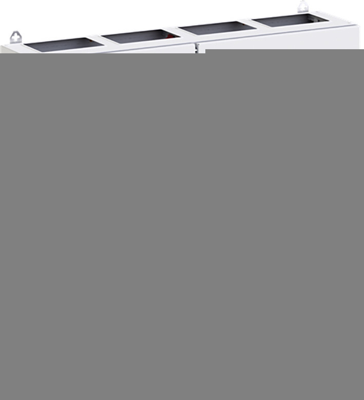 ABB Componenten TwinLine Wandkast, dubbel geïsoleerd ip55 , ral7035