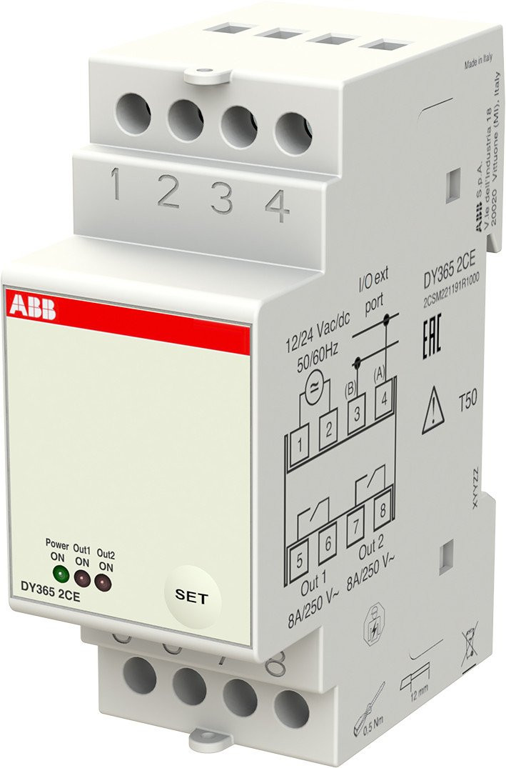 Abb Uitbreiding voor DY365 2 kanaals