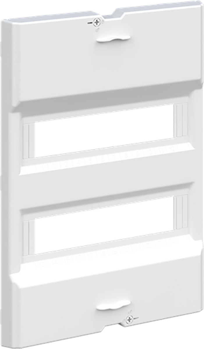 ABB Componenten UK600 Afdekplaat V.V uitsparing en snelsluiter 2-rijen, uk62