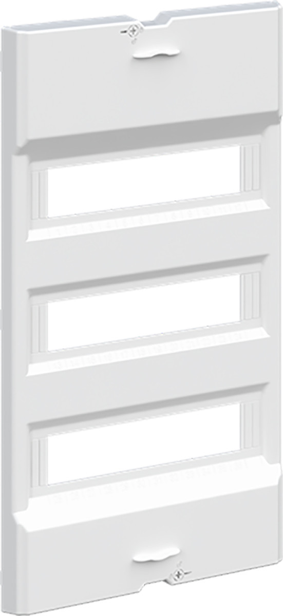 ABB Componenten UK600 Afdekplaat V.V uitsparing en snelsluiter 3-rijen, uk63