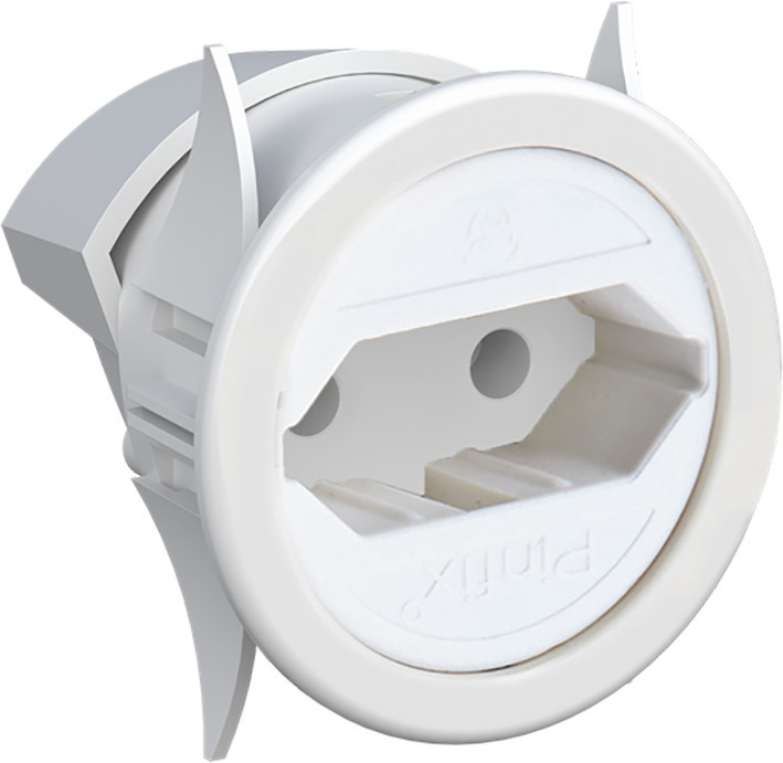 ABB Componenten ComfortLine Euro Stopcontact enkel, 90° draaibaar