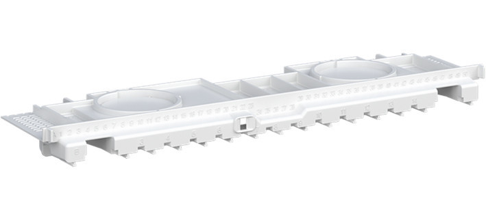 ABB Componenten UK600 Horizontale Scheidingswand met geïntegreerde montagebrug