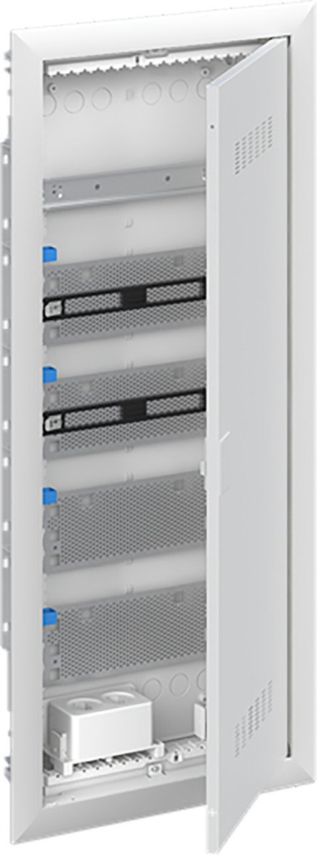 ABB Componenten UK600 Media Inbouwverdeler met sierlijst en deur V.V. ventilatie, 5-rijen