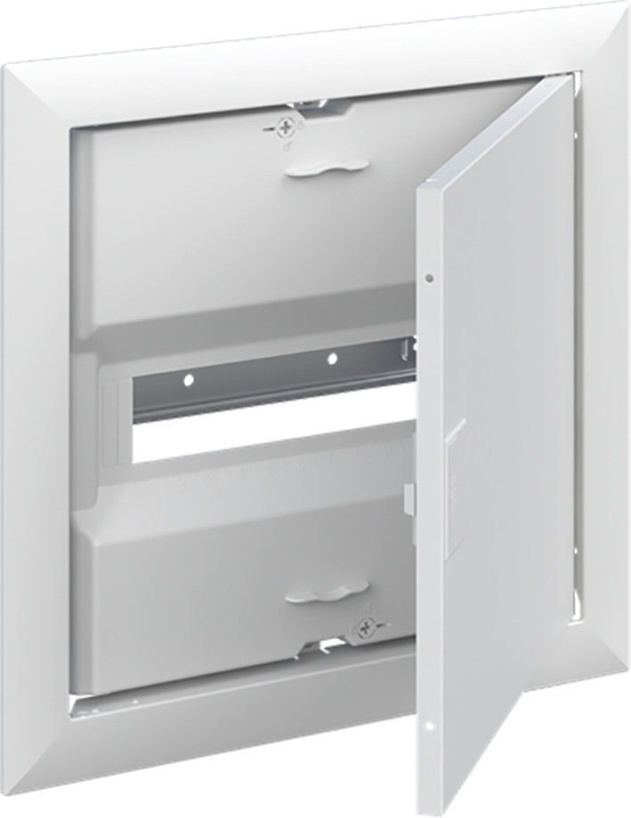 ABB Componenten UK600 Sierlijst Met blinddeur, afdekplaat, din -rail binnenwerk, N/pe QT, uk