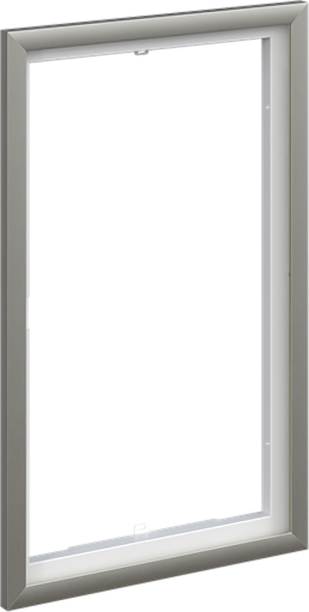ABB Componenten UK600 Sierlijst, T.B.V uitwisselbare fronten, al geborsteld, RVS afwerking,