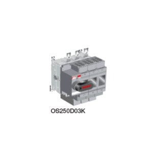ABB Componenten OS Veilighedenlastscheider 3P, 250a din 0-1 incl. handgreep voor directe