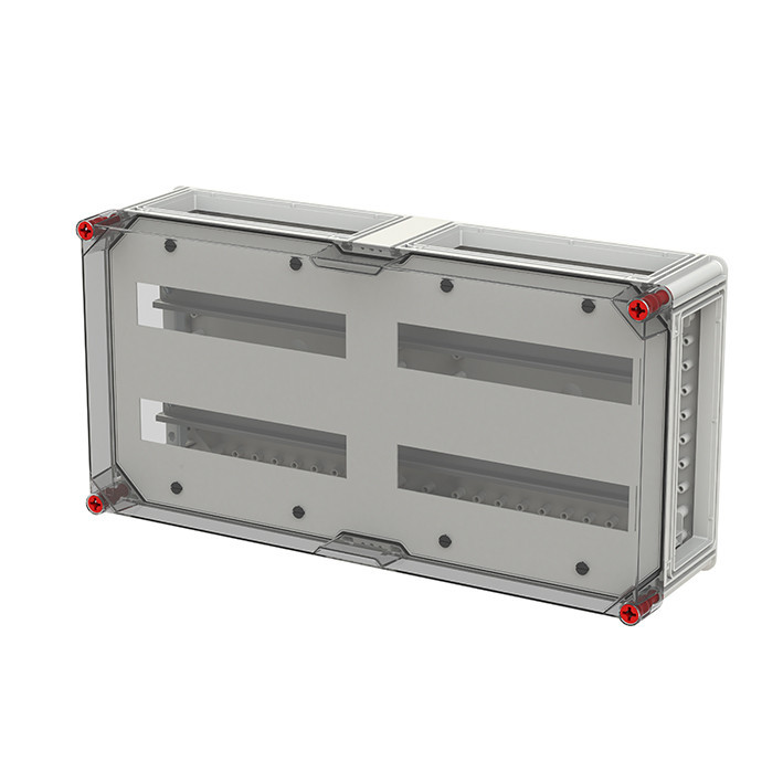 ABB Componenten VMS Lege Kast met din rail 2+2 din rails 125 MM
