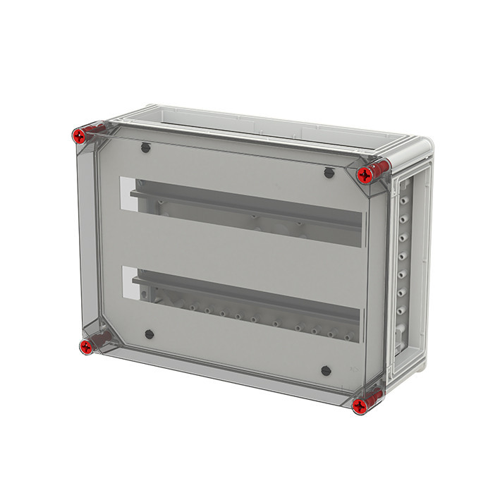 ABB Componenten VMS Lege Kast met din rail 2 din rails 125 MM ABB Componenten VMS Lege Kast met din rail 2 din rails 125 MM