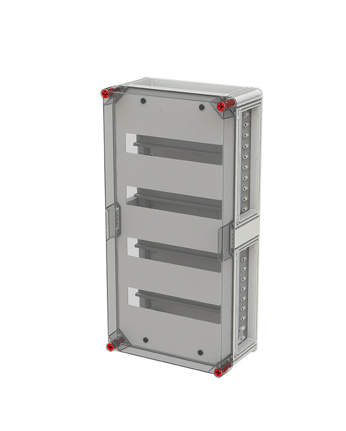 ABB Componenten VMS Lege Kast met din rail 4 din rails 125 MM ABB Componenten VMS Lege Kast met din rail 4 din rails 125 MM