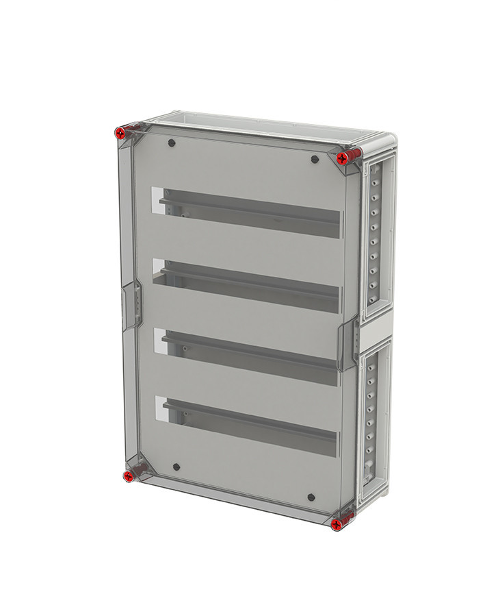 ABB Componenten VMS Lege Kast met din rail 4 din rails 125 MM