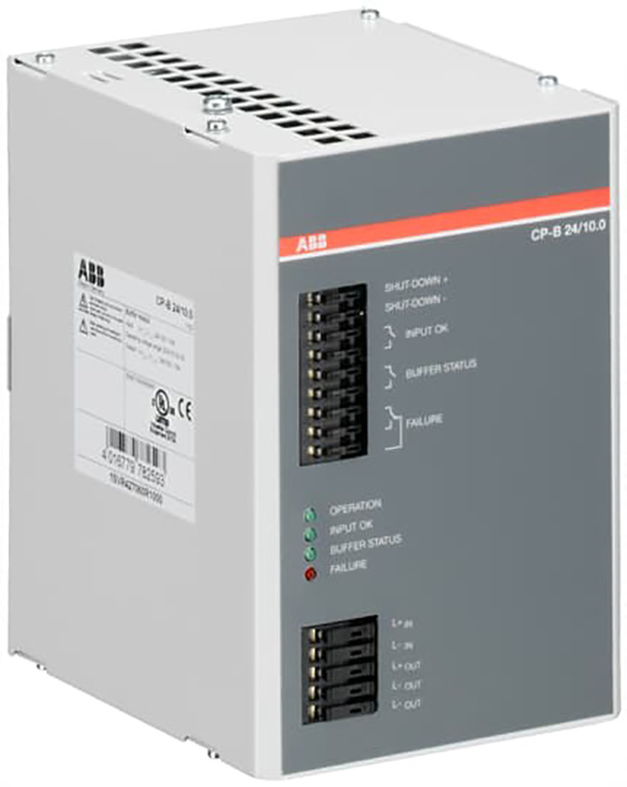 ABB Componenten Voedingen CP-B 24/10.0 buffer module 24 V / 10 A, energy storage 10000 WS