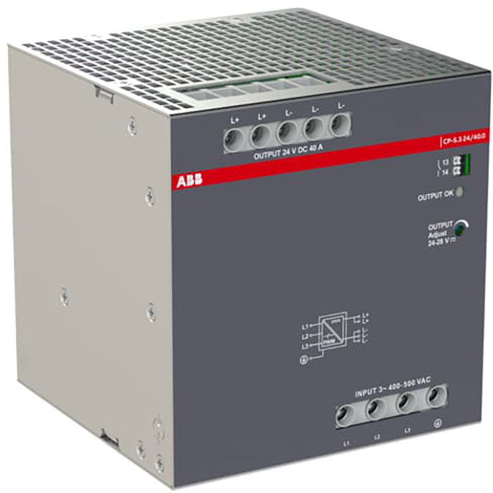ABB Componenten Voedingen Driefase Voeding 24V 40.0a
