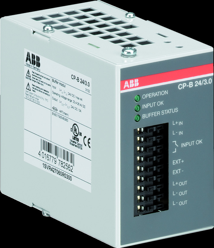 ABB Componenten Voedingen Ultra Capaciteit buffer 24VDC 3 A
