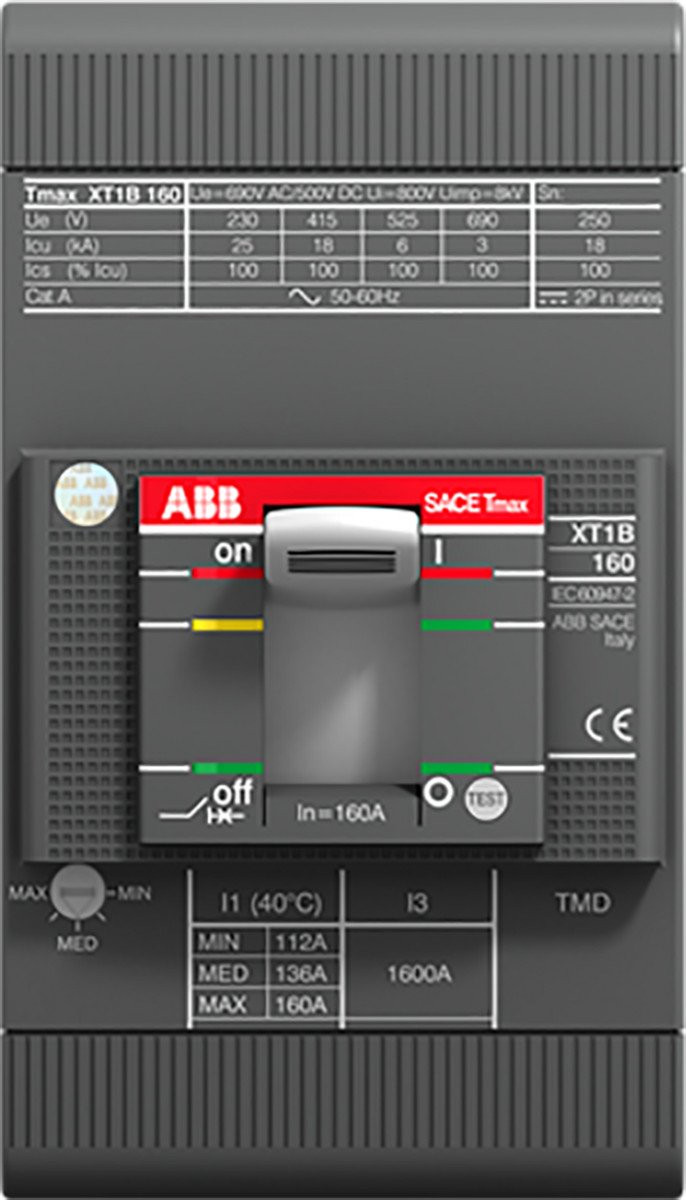 ABB Componenten Tmax XT XT1C 160/ 16 TMD FF 3
