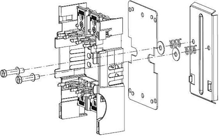 Abb Din rail montageset V XLP 00