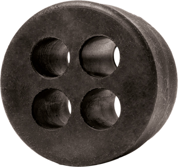 ABB Draad- en kabelmanagement SIB Afdichting Santoprène M25 PG21 3/4NPT met aantal gaten 3x7mm zwarte ra
