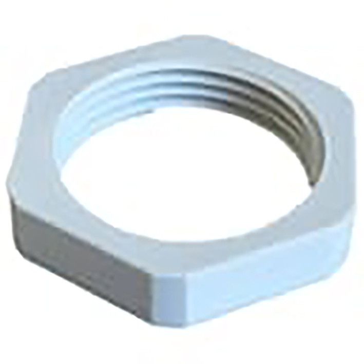 ABB Draad- en kabelmanagement SIB Locknut Polyamide 6 met 25 procent glasvezel M20 grijs ral 7035