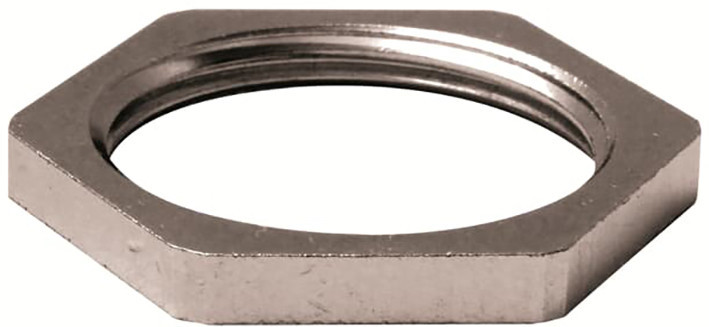 ABB Draad- en kabelmanagement SIB Locknut Messing M8 metaalkleur