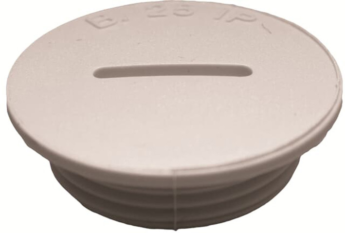 ABB Draad- en kabelmanagement SIB Plug Round polyamide 6 met 25 procent glasvezel M16 grijs ral 7035