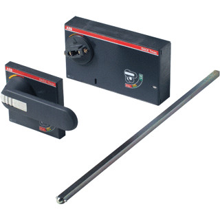 Abb Draaihendel voor tmax T7 met as en deurkoppeling voor vaste en uittrek