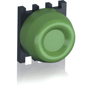 Abb Drukknop 30MM groen