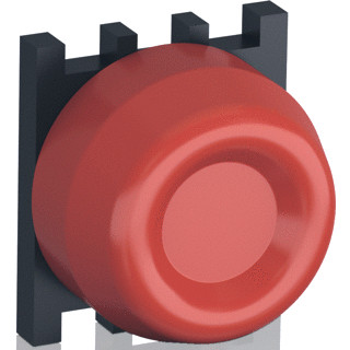 Abb Drukknop 30MM rood