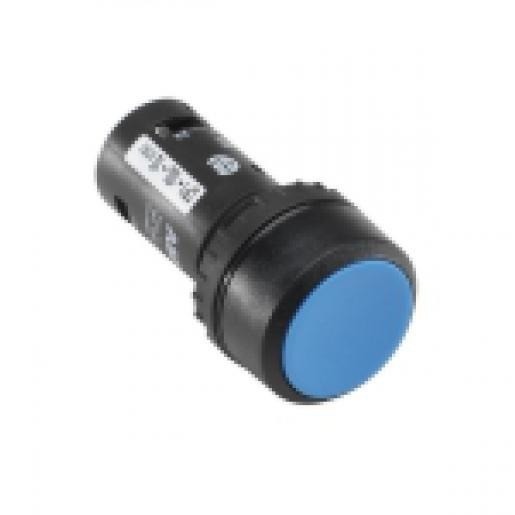 Abb Drukknop blauw met 2no terugverend