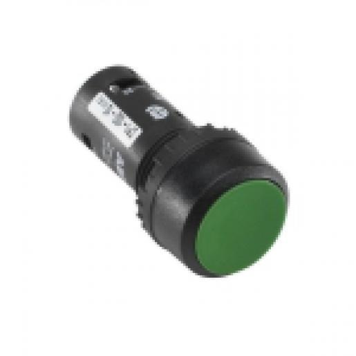 Abb Drukknop groen met 2no terugverend