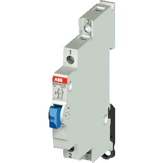 Abb Drukknop kleur blauw 16a 1M+1V