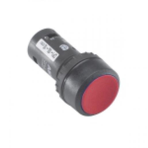 Abb Drukknop rood met 1no 1NC terugverend