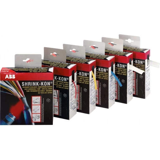 Abb Dunwandige krimpkous 2:1 19.1MM box 5.0 meter wit