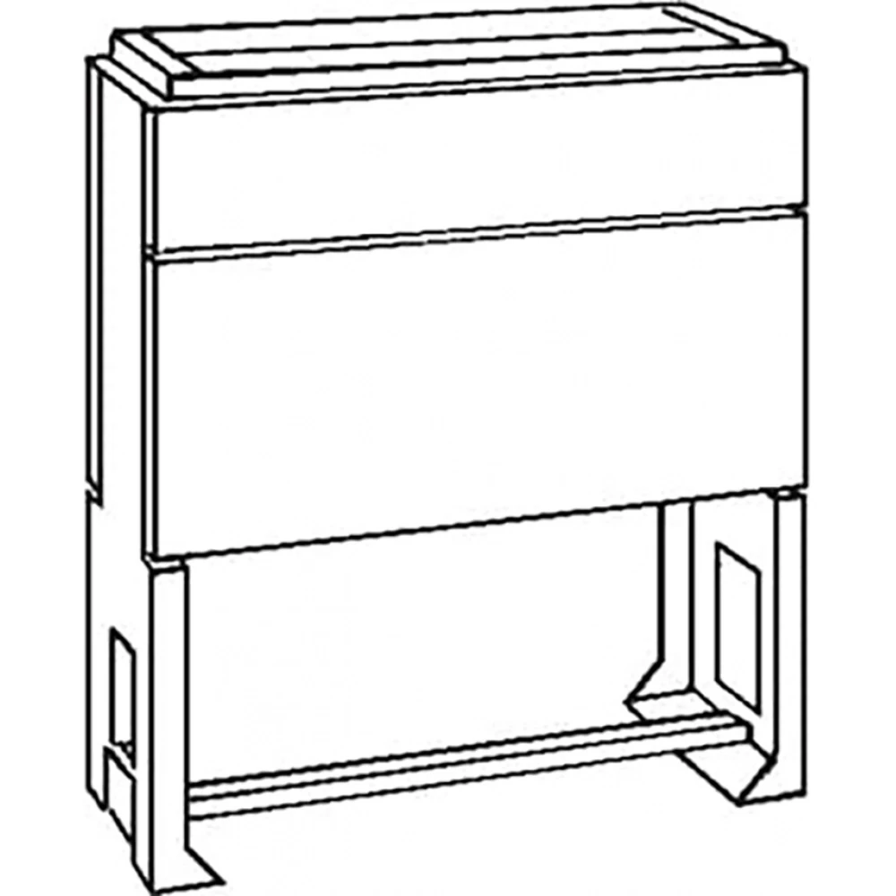 Abb Eh3 sokkel din 0 polyester ral7035