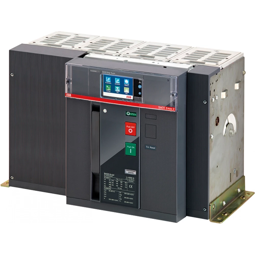 Abb Emax2 e4.2N touch lsi in=3200a vast met HR/VR aansluiting 4 polig