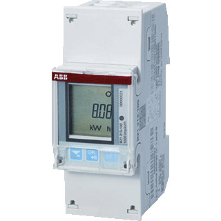 Abb Energiemeter 1 fase direct 65a 230V ac klasse B 2xi / 2xo act./ re
