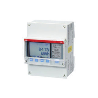 Abb Energiemeter 1 fase direct 80a klasse B 2 ingang / 2 uitgang mid M-B