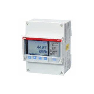 Abb Energiemeter 1 fase indirect 6a klasse B 2 ingang / 2 uitgang mid mo