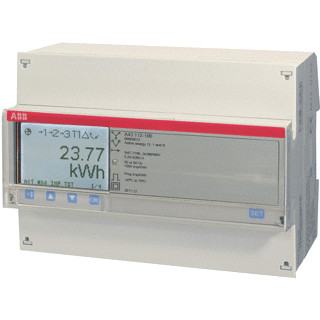 Abb Energiemeter 3 fase direct 80a 3x57/100 ... 288/500V ac klasse B pu