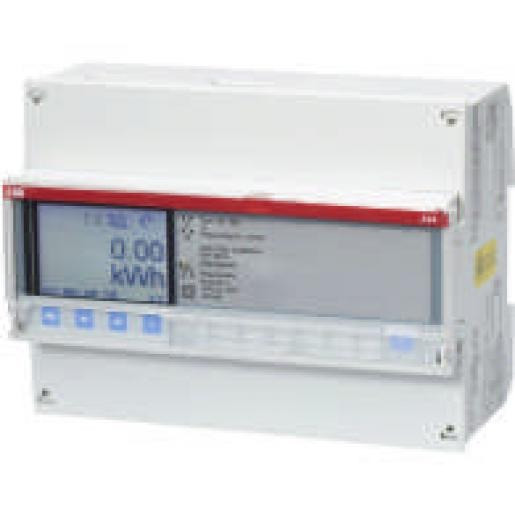 Abb Energiemeter 3 fase indirect 6a klasse C 2 ingang / 2 uitgang mid mo
