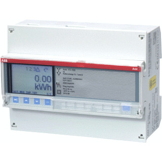 Abb Energiemeter 3 fase indirect 6a klasse C 4 I/O mid actief / reactie