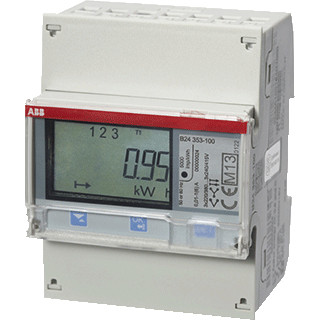 Abb Energiemeter 3F direct 65a 230/400V ac klasse B 2xi / 2xo / reactief