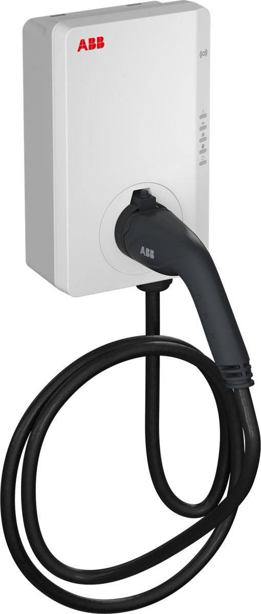 ABB EV Charging Terra AC Terra Ac wallbox type 2, kabel 5M, 11KW/3 fase/16a, met rfid