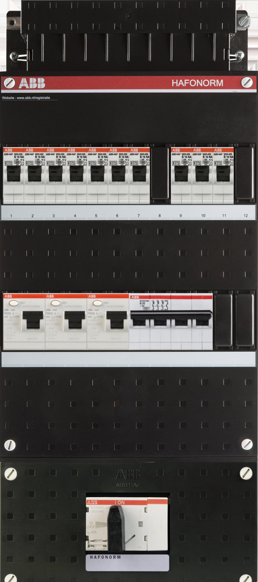 Abb 10X achter 3X 30ma = HS+D 3-fasen HS in onderbak 110x220